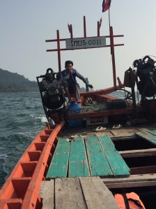 Boat ride back from Koh Tonsai